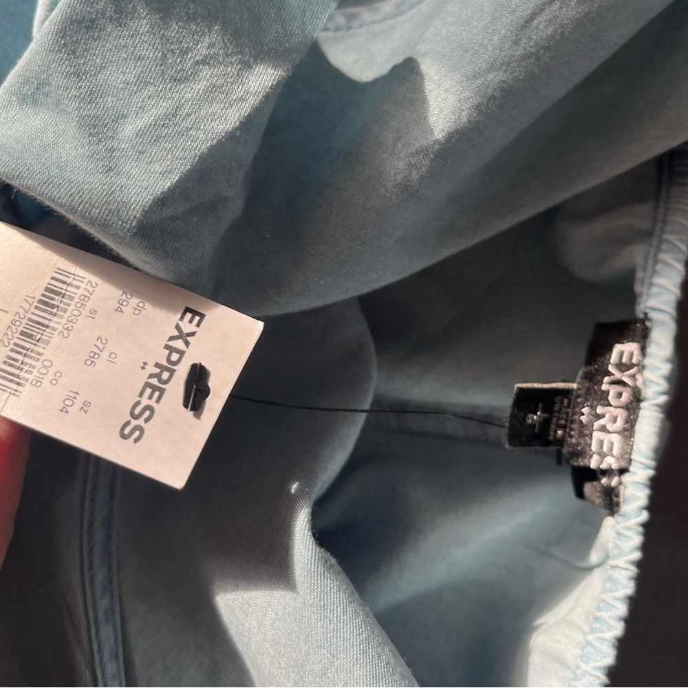 Express Light Blue Garment